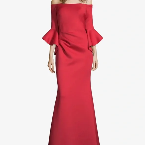 strapless open back dress Red Neoprene Bustier F1626 Black / 36c